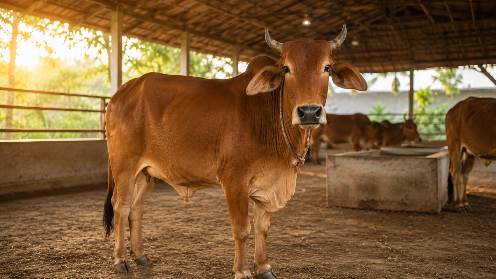 The Gaushala shelter that protects our cows